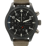 IWC Pilot Top Gun Black Dial Ceramic 44.5mm Automatic Men’s Watch IW389101