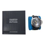 Panerai Marina Militare Black Dial Steel 47mm Manual Wind Men’s Watch PAM00673