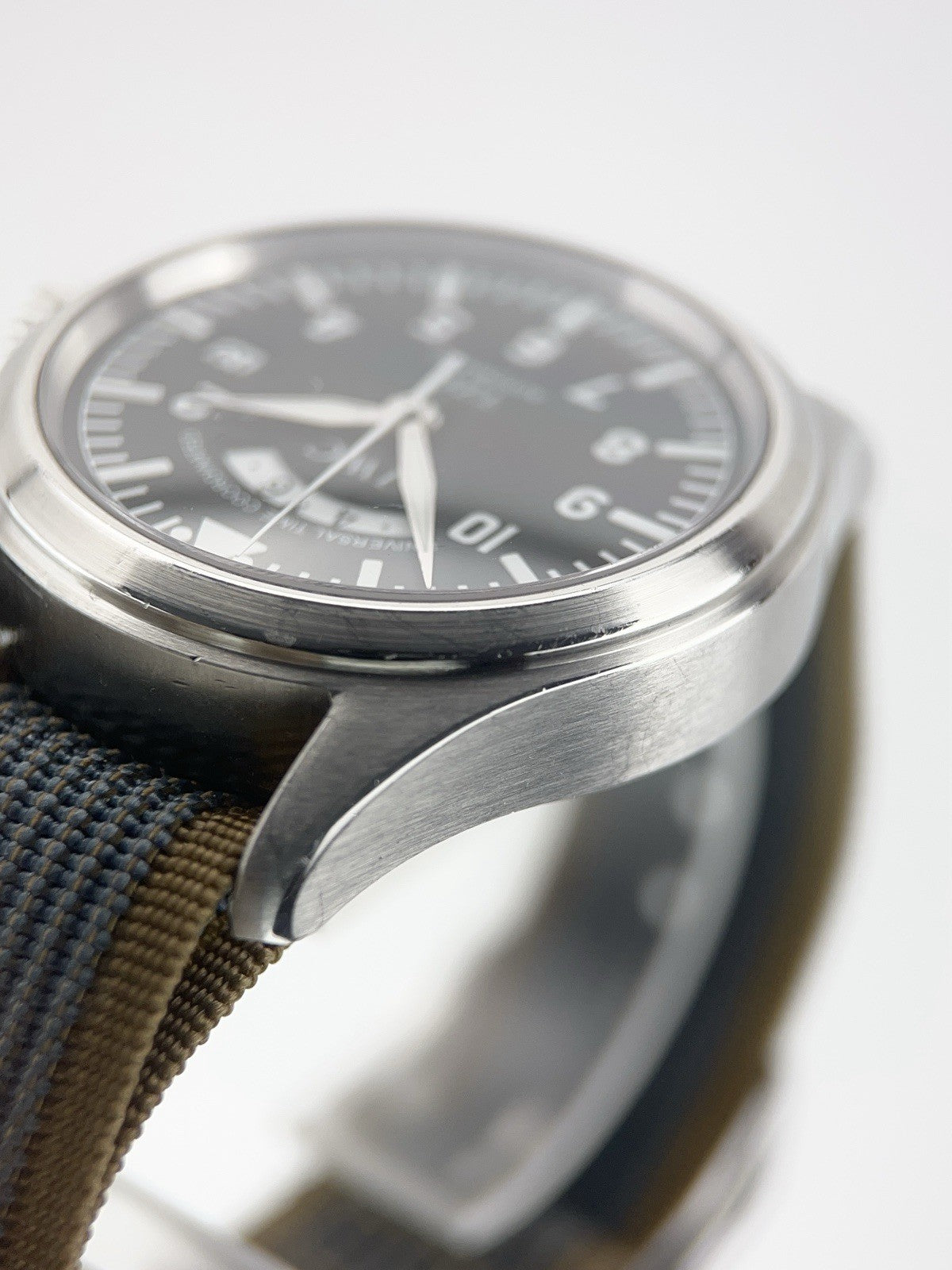 IWC Pilot Spitfire Stainless Steel Black Dial 39mm Automatic Mens Watch IW325101
