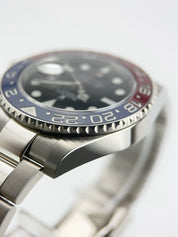 Rolex GMT Pepsi 18k White Gold Black Dial 40mm Automatic Men's Watch 116719BLRO