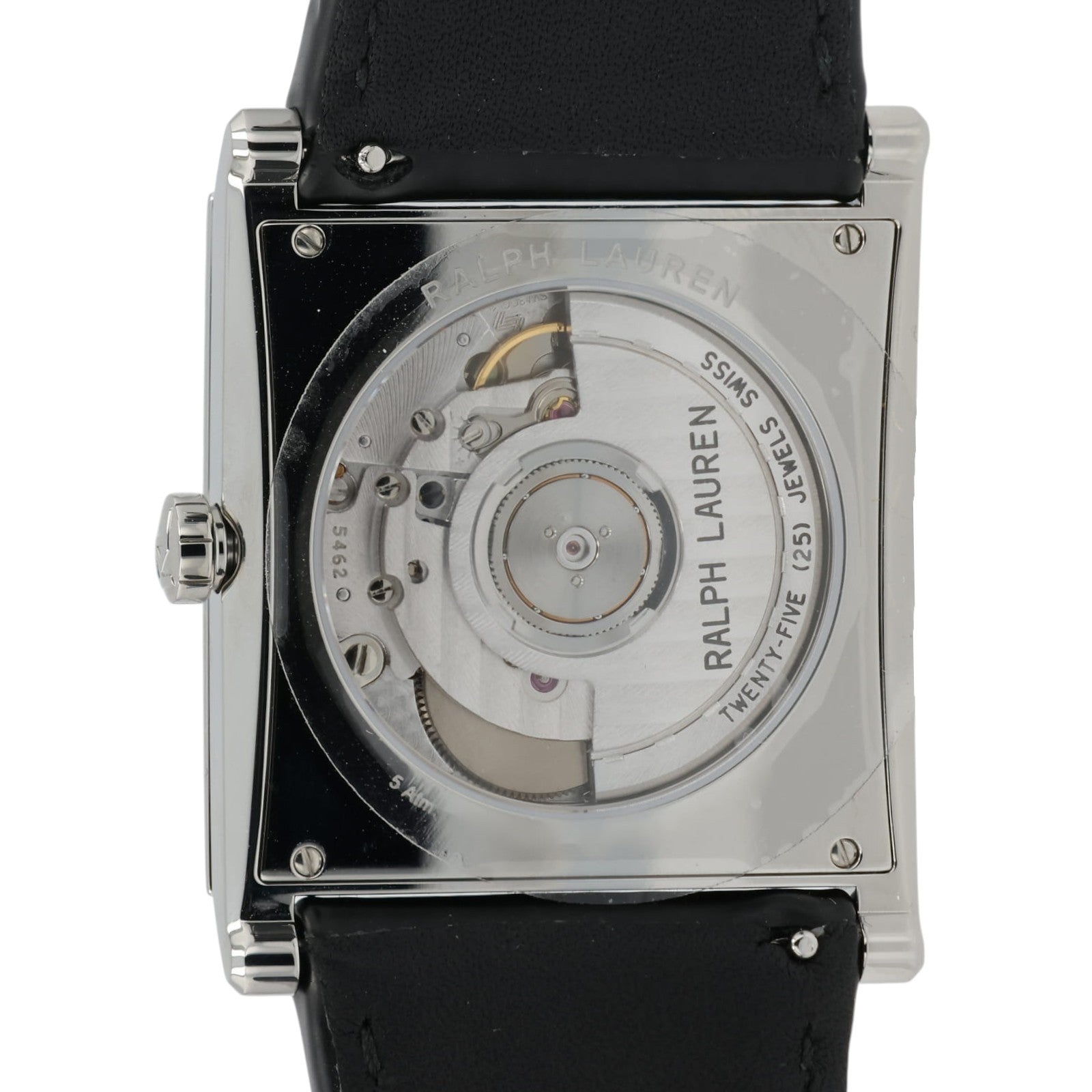 NEW Ralph Lauren 867 Black Dial Stainless Steel 35mm Automatic Men's Watch