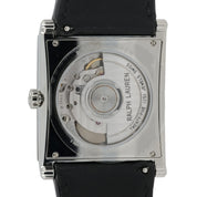 NEW Ralph Lauren 867 Black Dial Stainless Steel 35mm Automatic Men's Watch