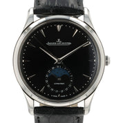 2020s Mint Jaeger LeCoultre Q1368470 Master Ultra Thin Moon 39mm Steel Watch