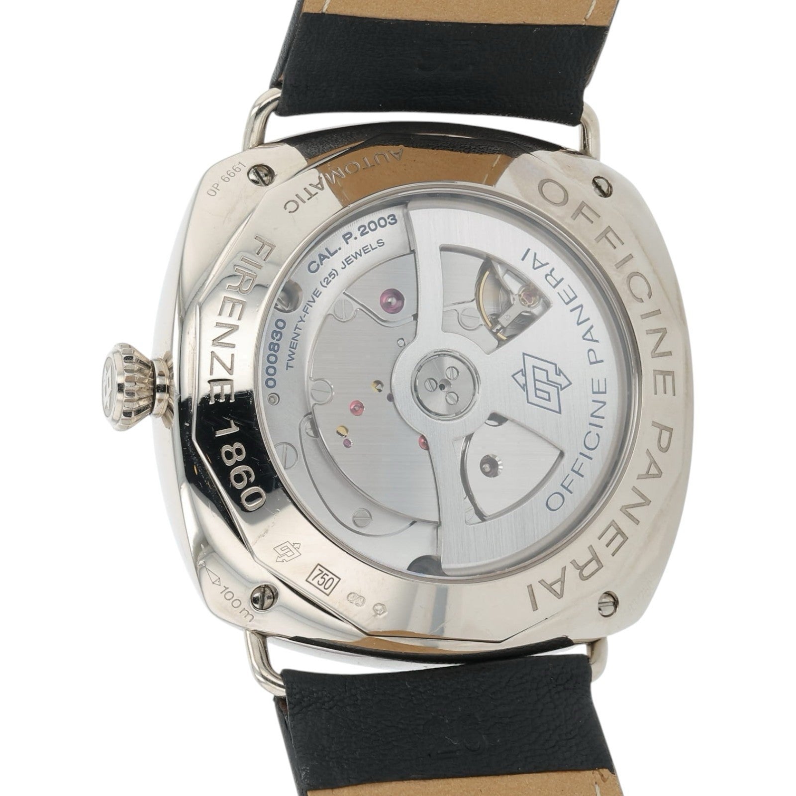 Panerai Radiomir 18k White Gold Black Dial 45mm Automatic Men’s Watch PAM00235