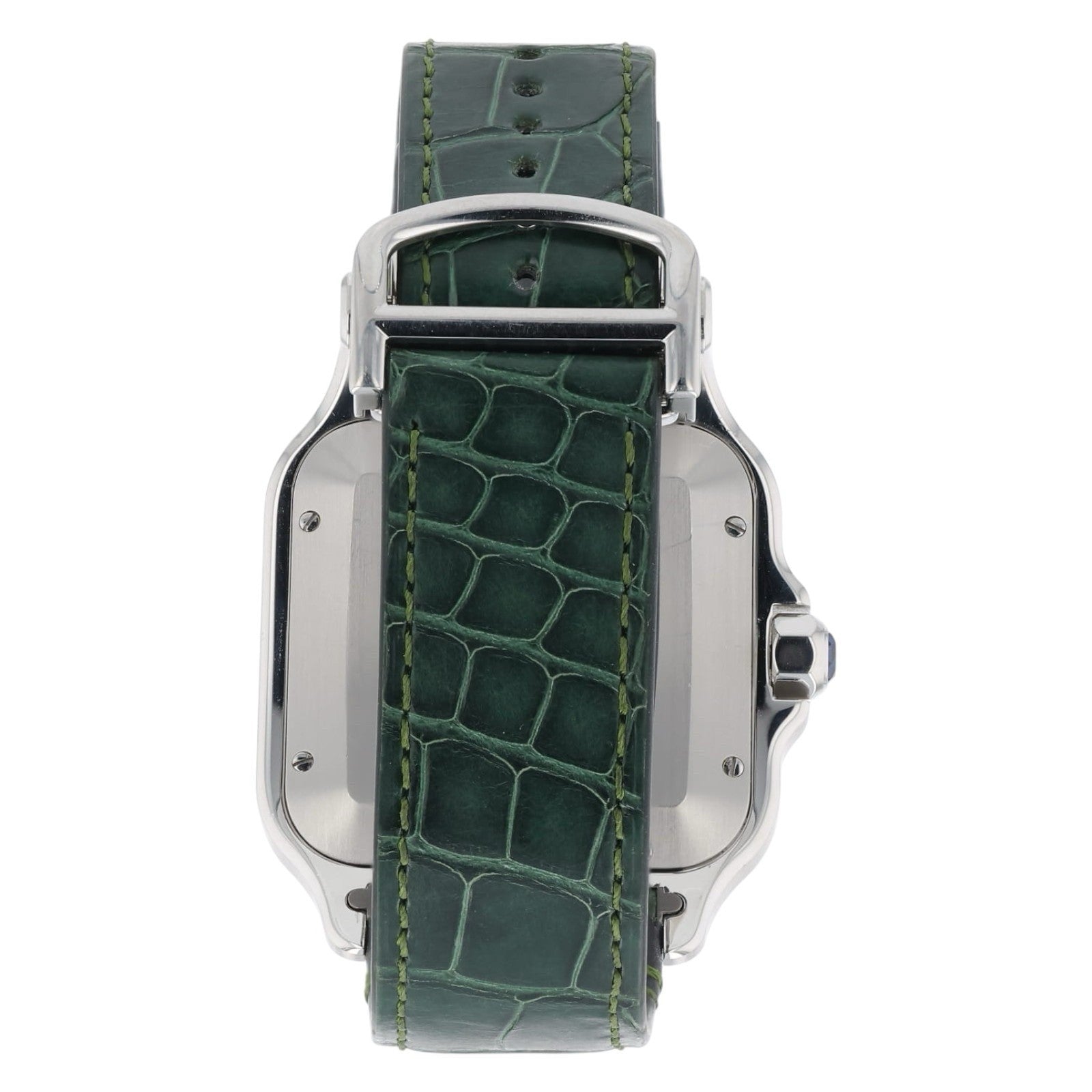Cartier Santos Stainless Steel Green Dial 40mm Automatic Men’s Watch WSSA0062