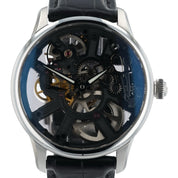 Maurice Lacroix Stainless Steel Skeleton Dial 43mm Manual Wind Mens Watch MP7228
