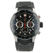Tag Heuer Carrera Black Dial Stainless Steel 45mm Automatic Men’s Watch CBG2A10