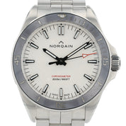 Norqain Adventure Neverest White Dial Steel 41mm Automatic Men’s Watch NN1001