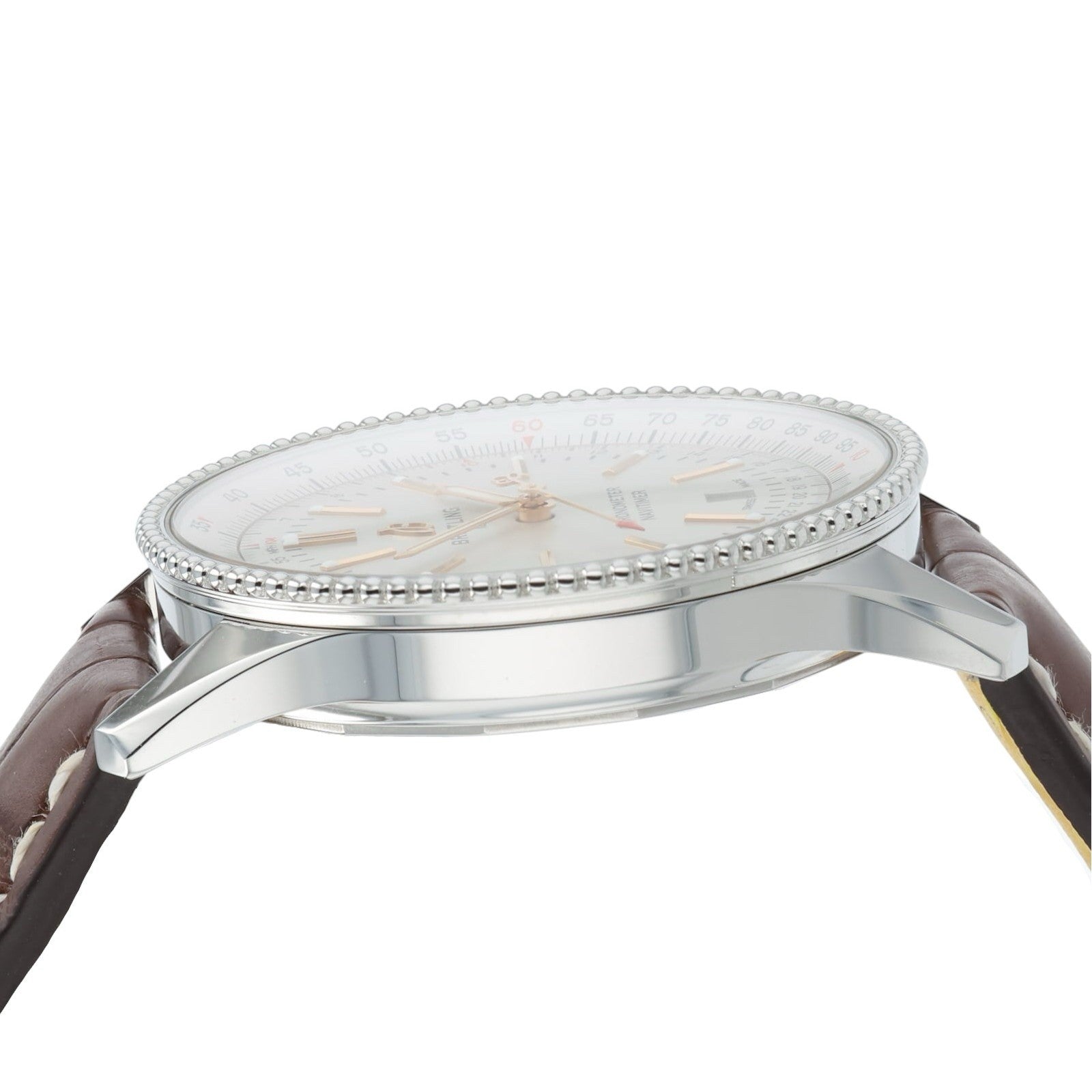 Breitling Navitimer Stainless Steel Silver Dial 41mm Automatic Mens Watch A17326