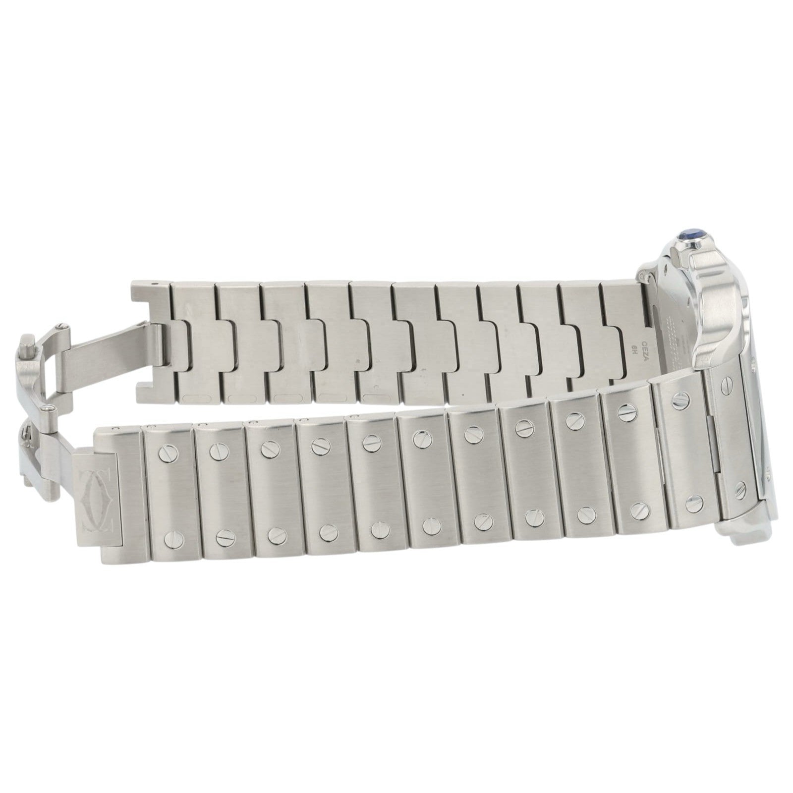 Cartier Santos Stainless Steel Blue Dial 39.8mm Automatic Men’s Watch WSSA0013