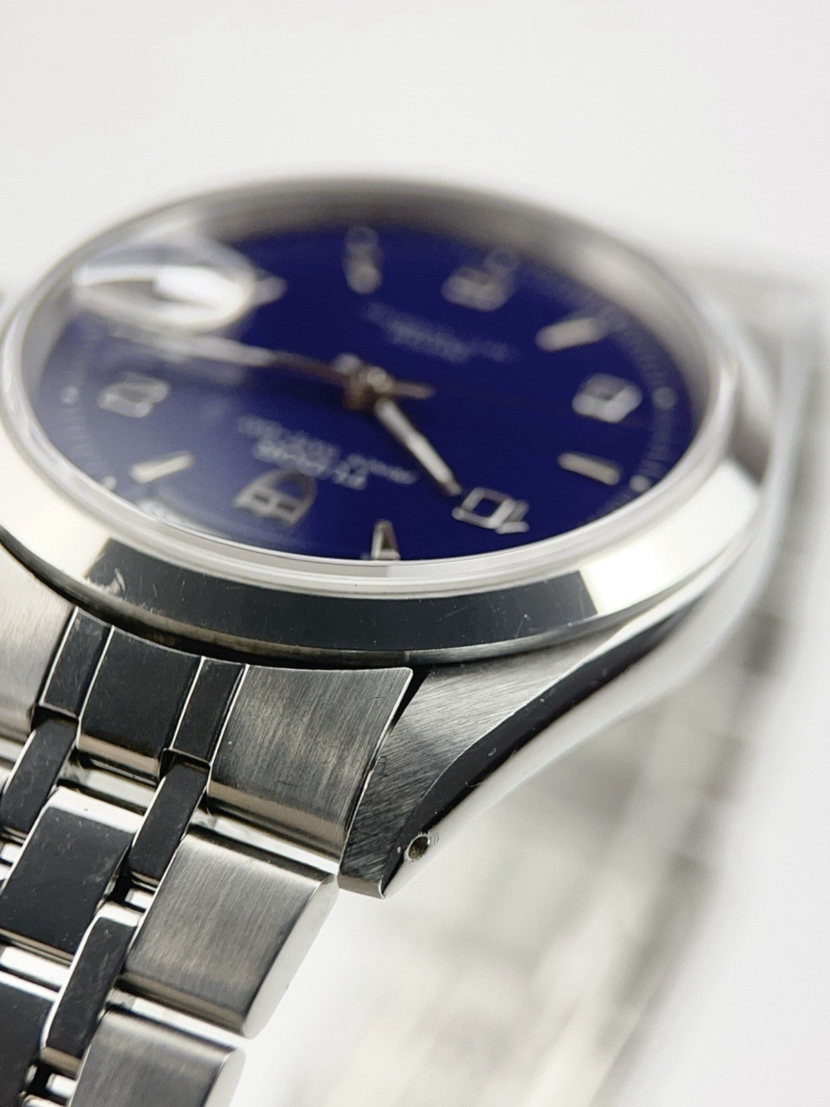 Tudor Prince Date Day Stainless Steel Blue Dial 36mm Automatic Mens Watch 76200
