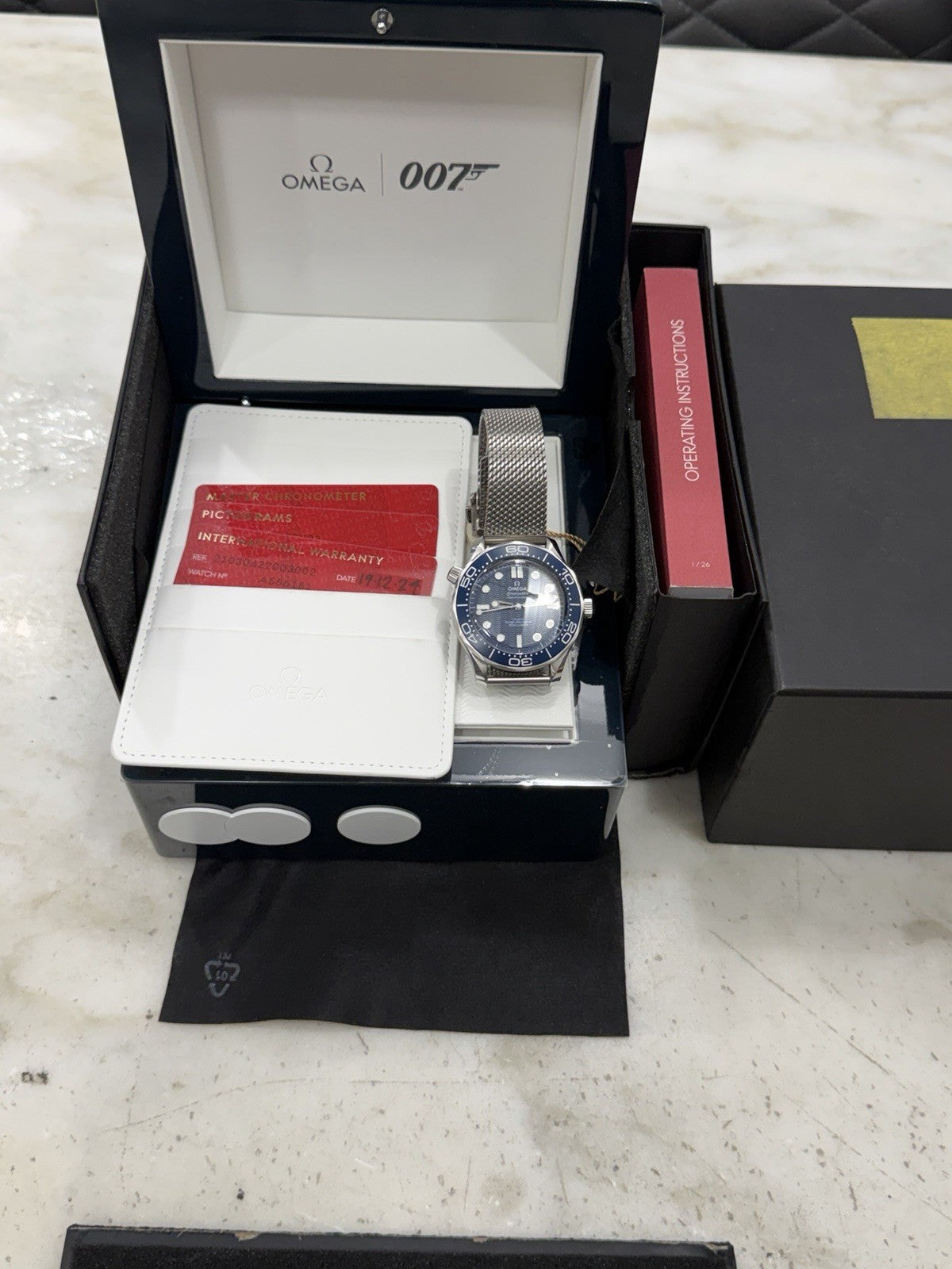 2024 Omega Seamaster Steel Blue Dial 42mm Auto Men's Watch 210.30.42.20.03.002