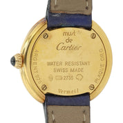 Cartier Trinity 925 Vermeil White Dial 27mm Quartz Movement Women's Watch 2735