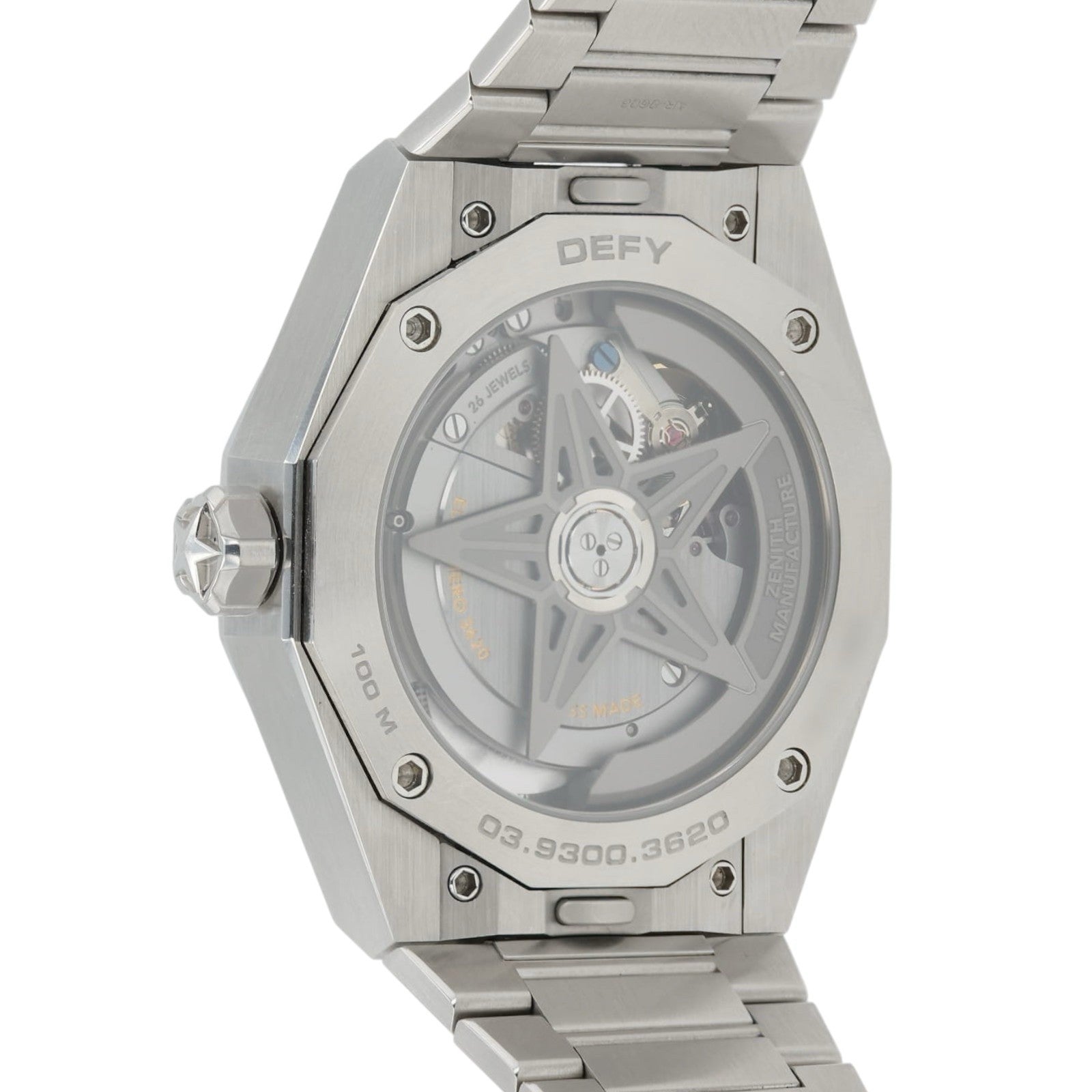 Zenith Defy Skyline Silver Dial Steel 41mm Automatic Men’s Watch 03.9300.3620