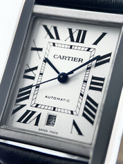 Cartier Tank Solo Steel Silver Color Dial 31mm Automatic Men’s Watch W5200027