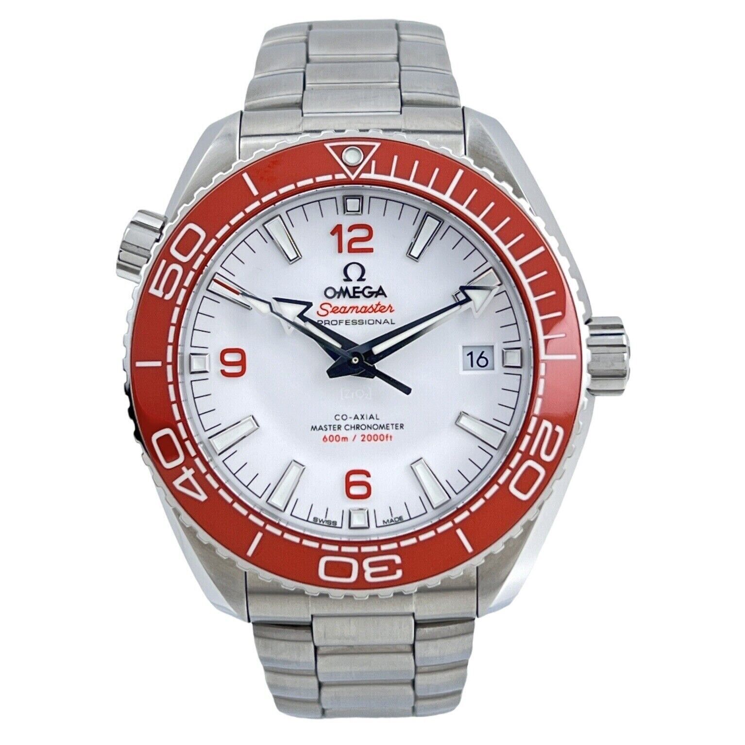 Omega Seamaster Planet Ocean 600m Auto Steel Mens Watch 215.30.44.21.04.001