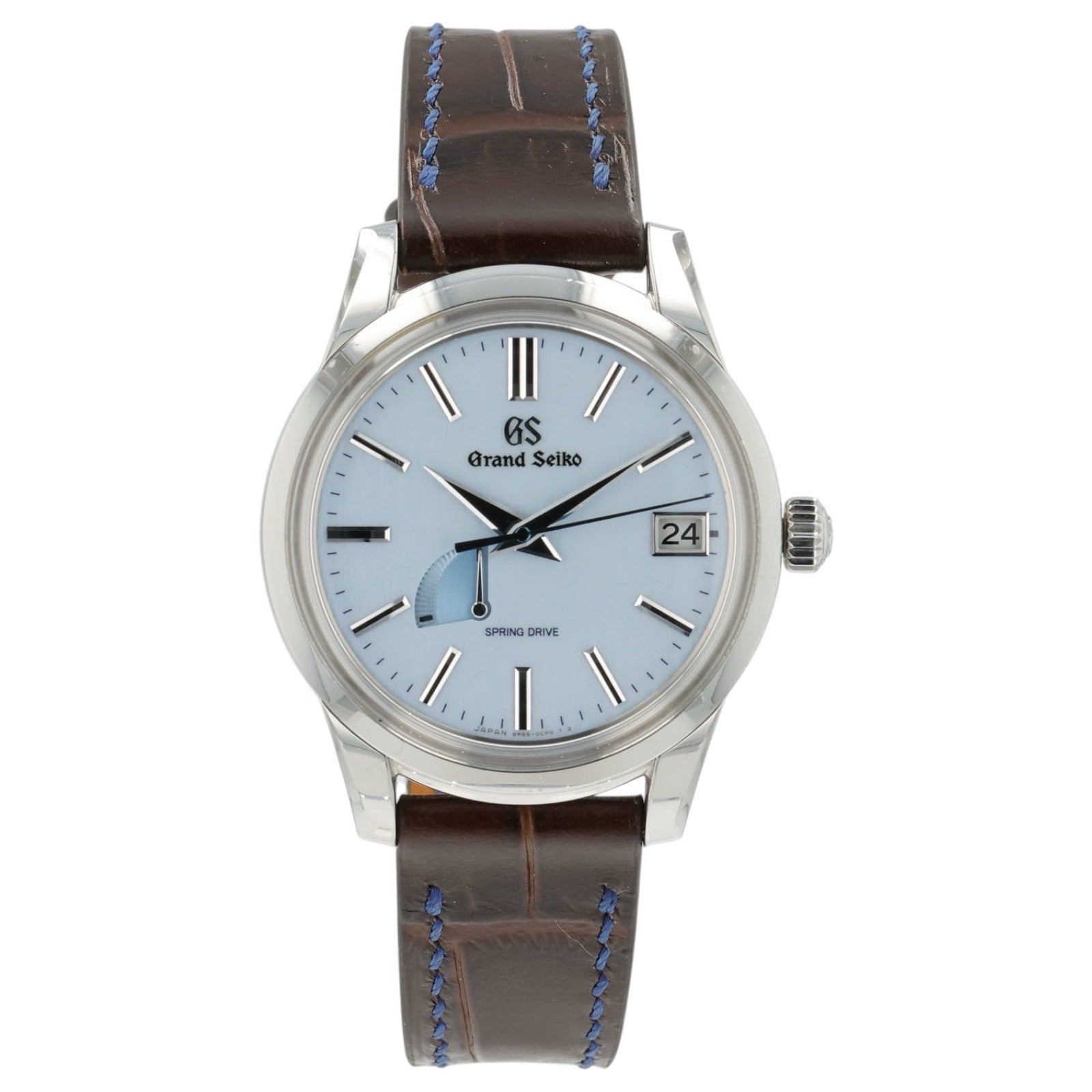 Grand Seiko Elegance Skyflake Blue Dial Steel 40mm Automatic Men’s Watch SBGA407