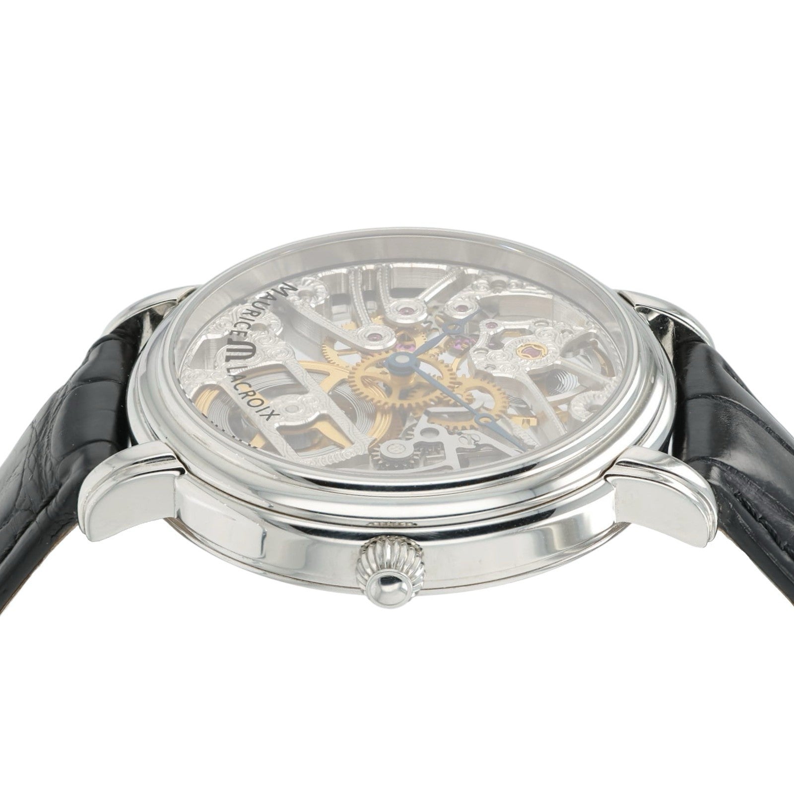 Maurice Lacroix Masterpiece Skeleton Dial Stainless Steel 43mm Manual MP7048