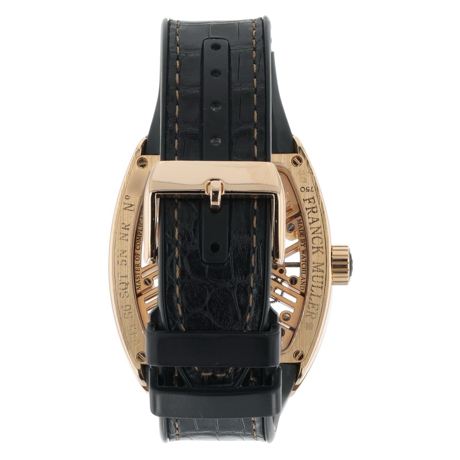 Franck Muller Vanguard 18k Rose Gold Skeleton Dial Manual Wind Men’s V45T 5NNR