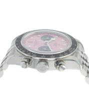 Tudor Black Bay Chrono Stainless Steel Pink Dial 41mm Automatic Mens Watch 79360