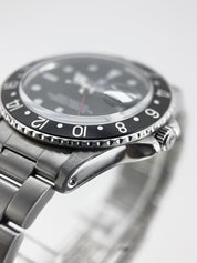 Rolex GMT-Master Stainless Steel Black 40mm Automatic Men’s Watch 1675