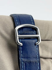 Cartier Santos Stainless Steel Blue Dial 40mm Automatic Men's Watch WSSA0039