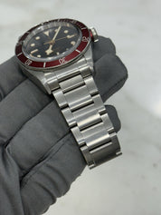 Tudor Black Bay Smiley Stainless Steel Red 41mm Automatic Watch 79220R