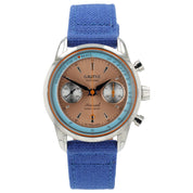 Grone Manueel Moment Meter Copper Dial Stainless Steel 39mm Manual Wind Mens