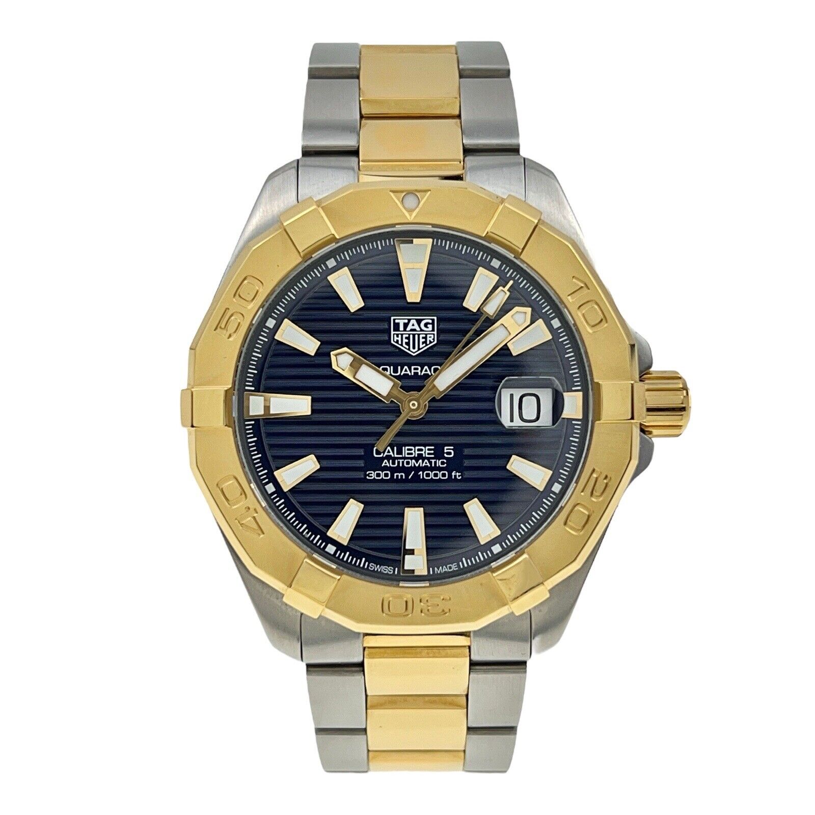 Tag Heuer Aquaracer Calibre 5 Steel & Gold 41mm Automatic Men’s Watch WBD2120