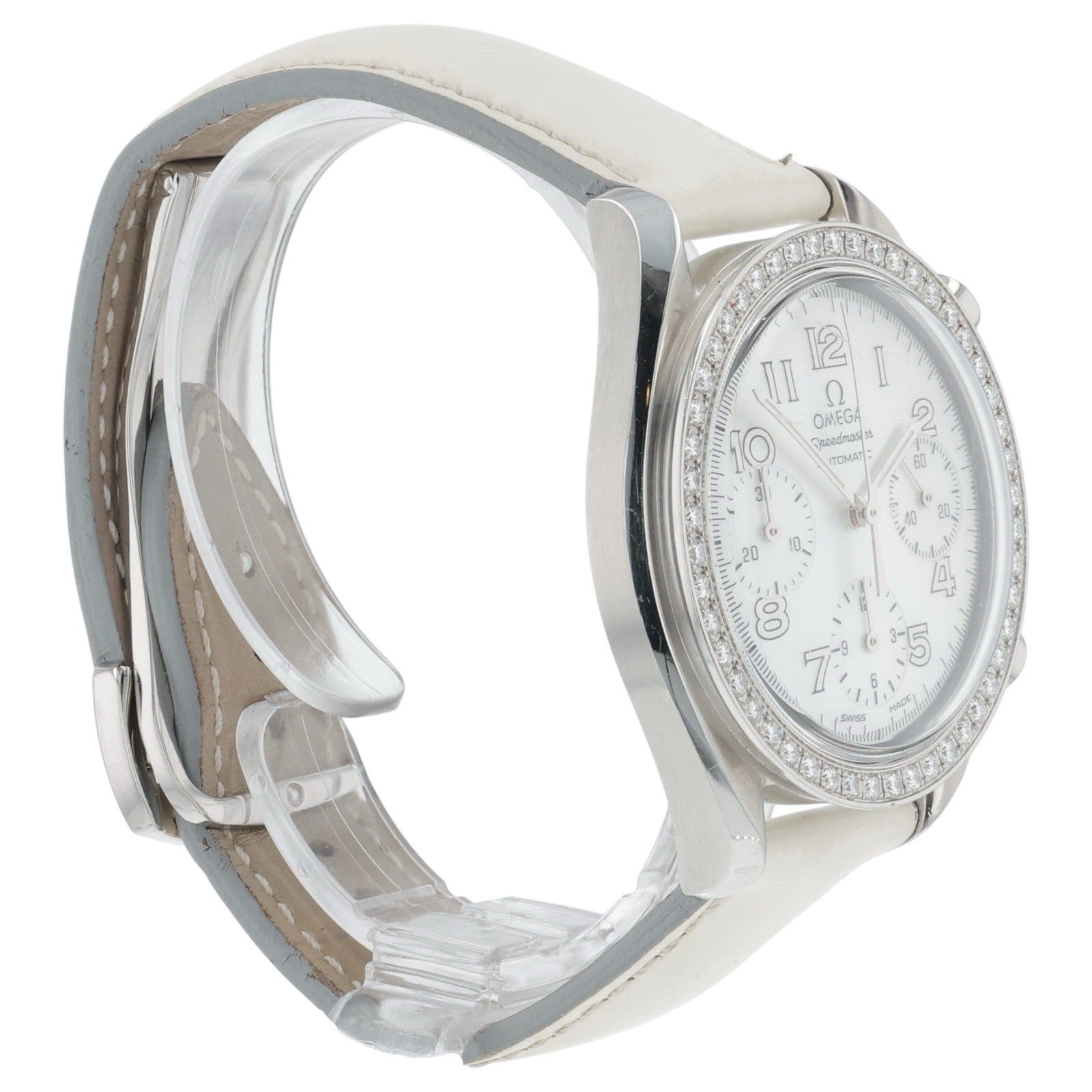 Omega Speedmaster Steel Mother Of Pearl Dial 39mm Automatic Men’s 3815.70.56