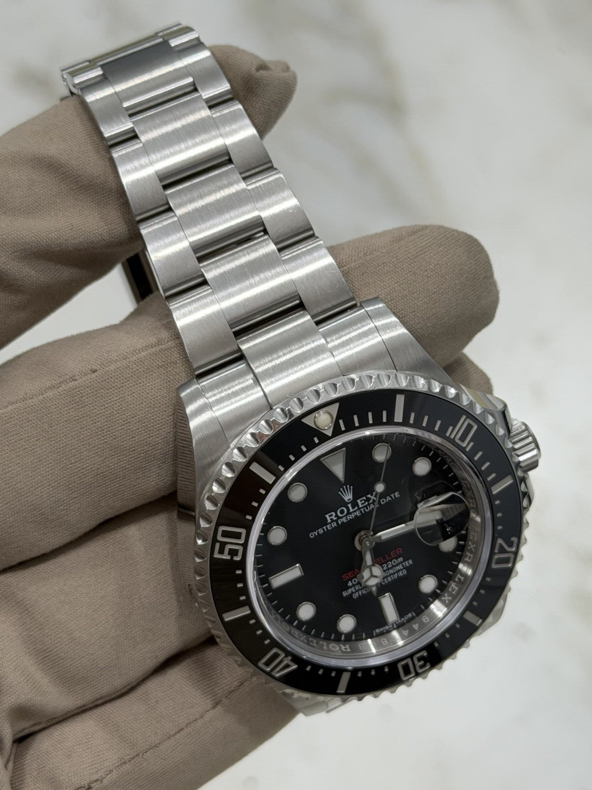 2017 Rolex Sea Dweller Red Letter Steel Black Dial 43mm Men’s Watch 126600