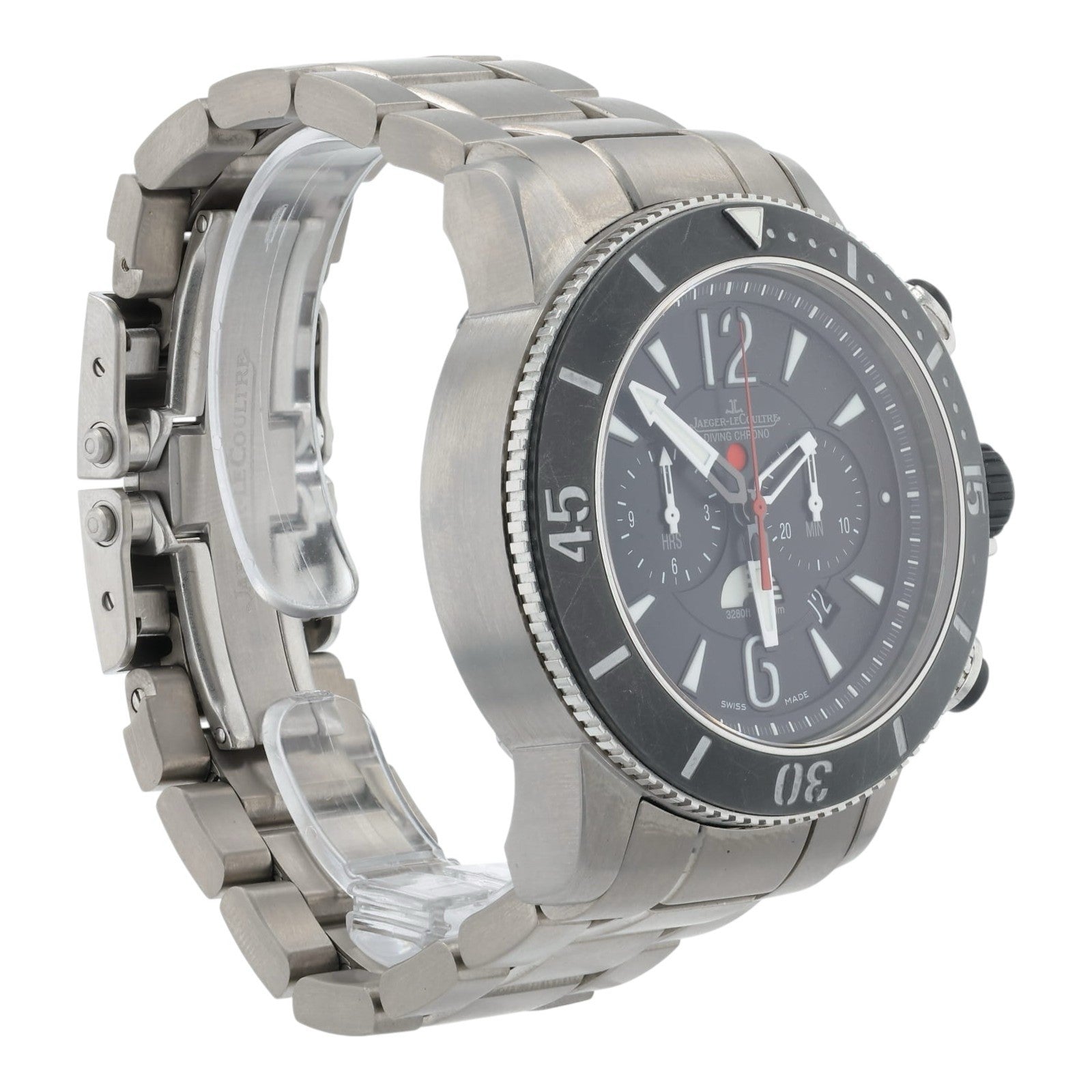 Jaeger-LeCoultre Master Compressor Black Dial Titanium 46mm Automatic 159.T.C7