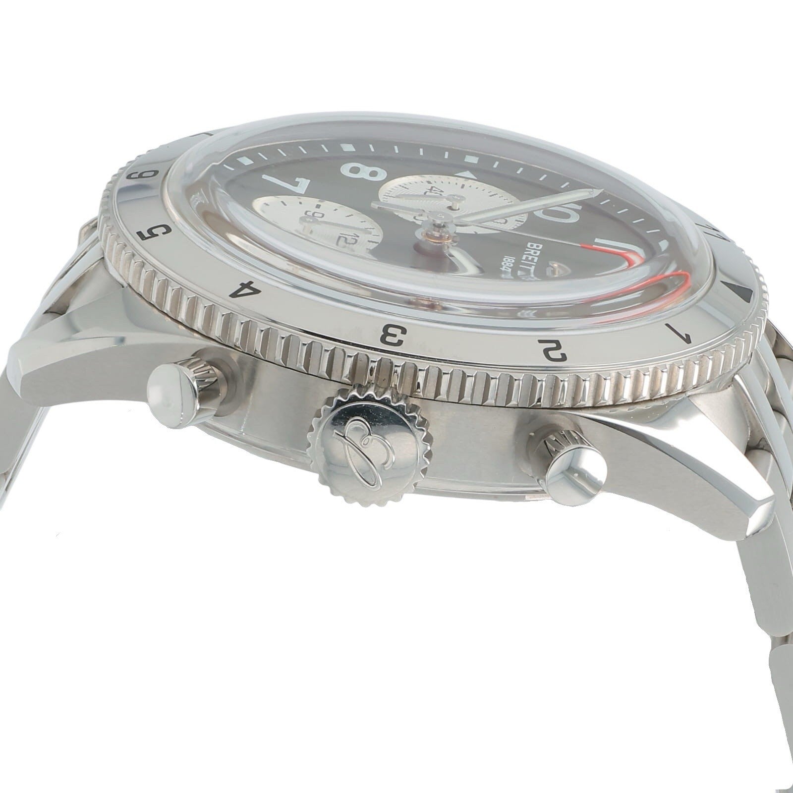 Breitling AVI Chronograph Green Dial Stainless 42mm Automatic Men’s A23380