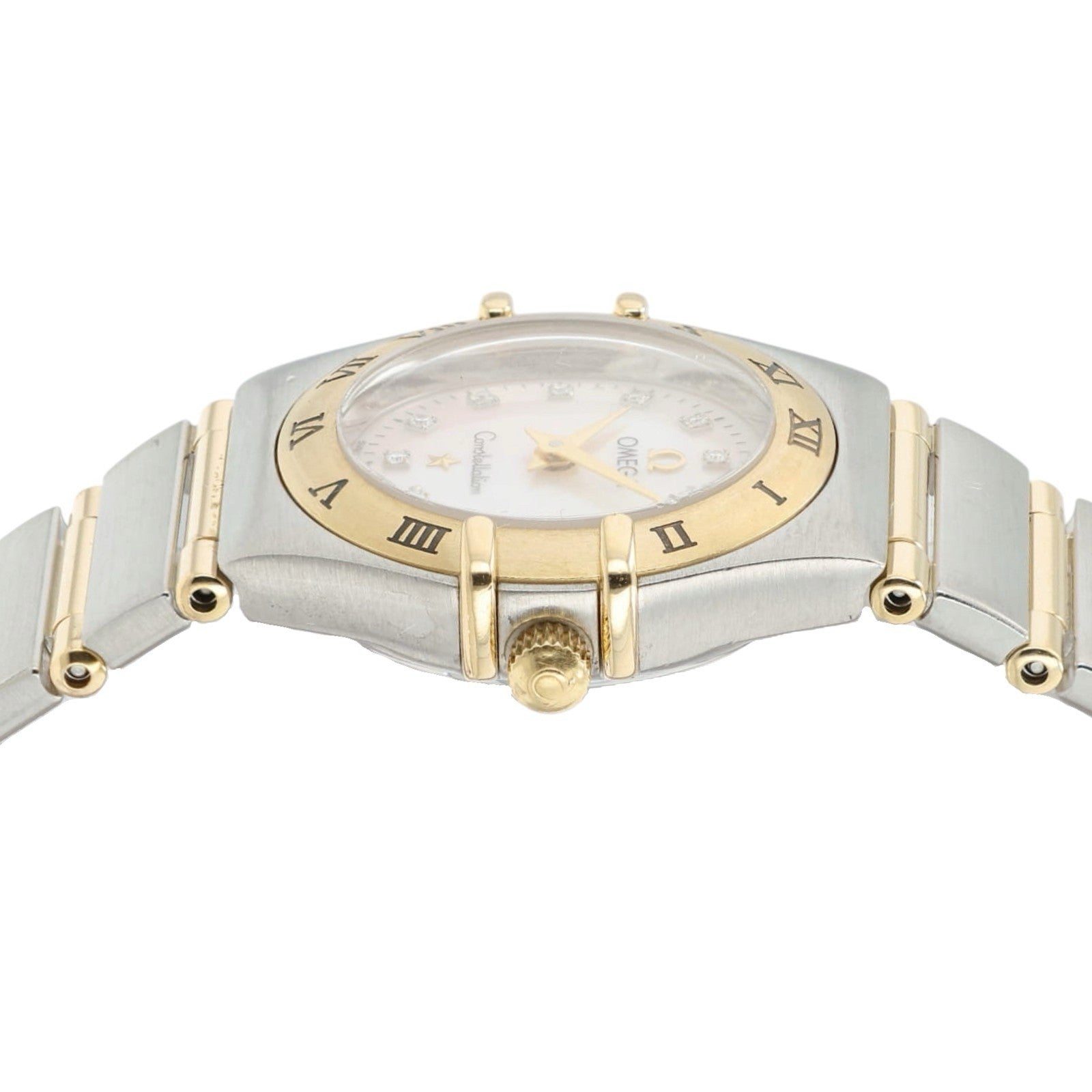 Omega Constellation MOP Dial Gold & Steel 22.5mm Quartz Women’s Watch 1262.75.00