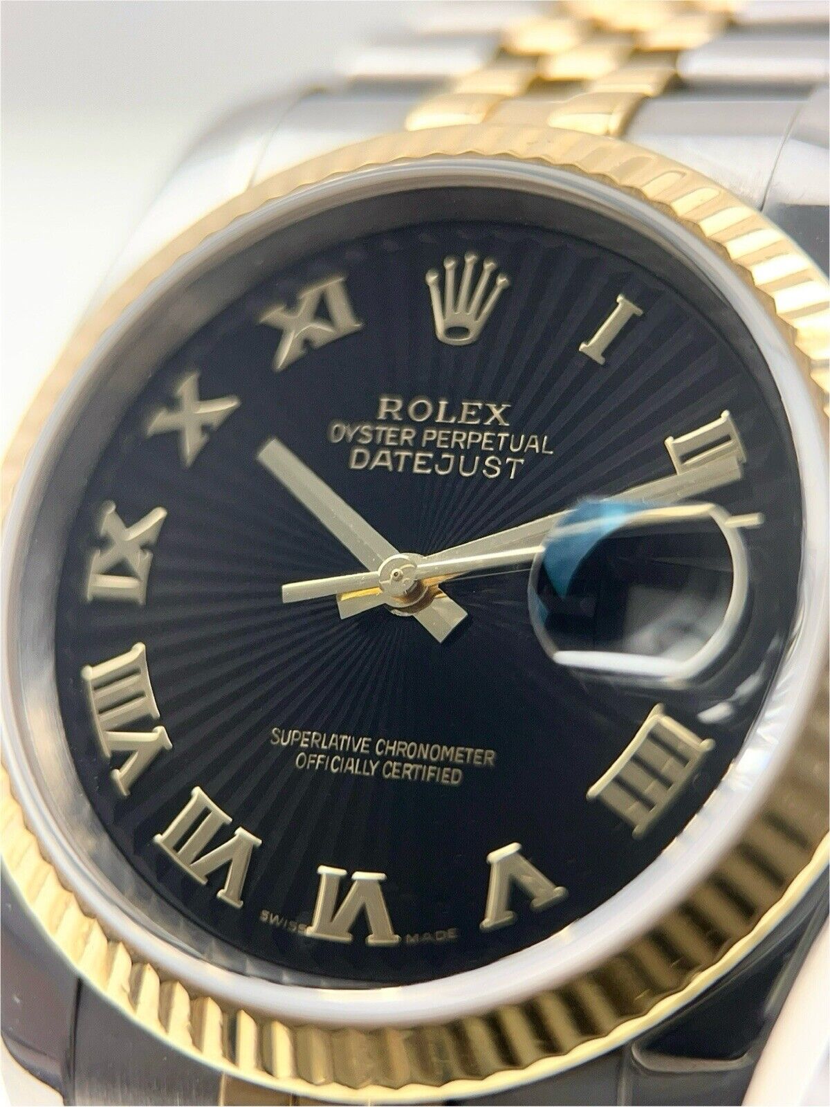 2005 Rolex Datejust Two Tone 36mm Automatic Men’s Watch 116233 W/ Papers