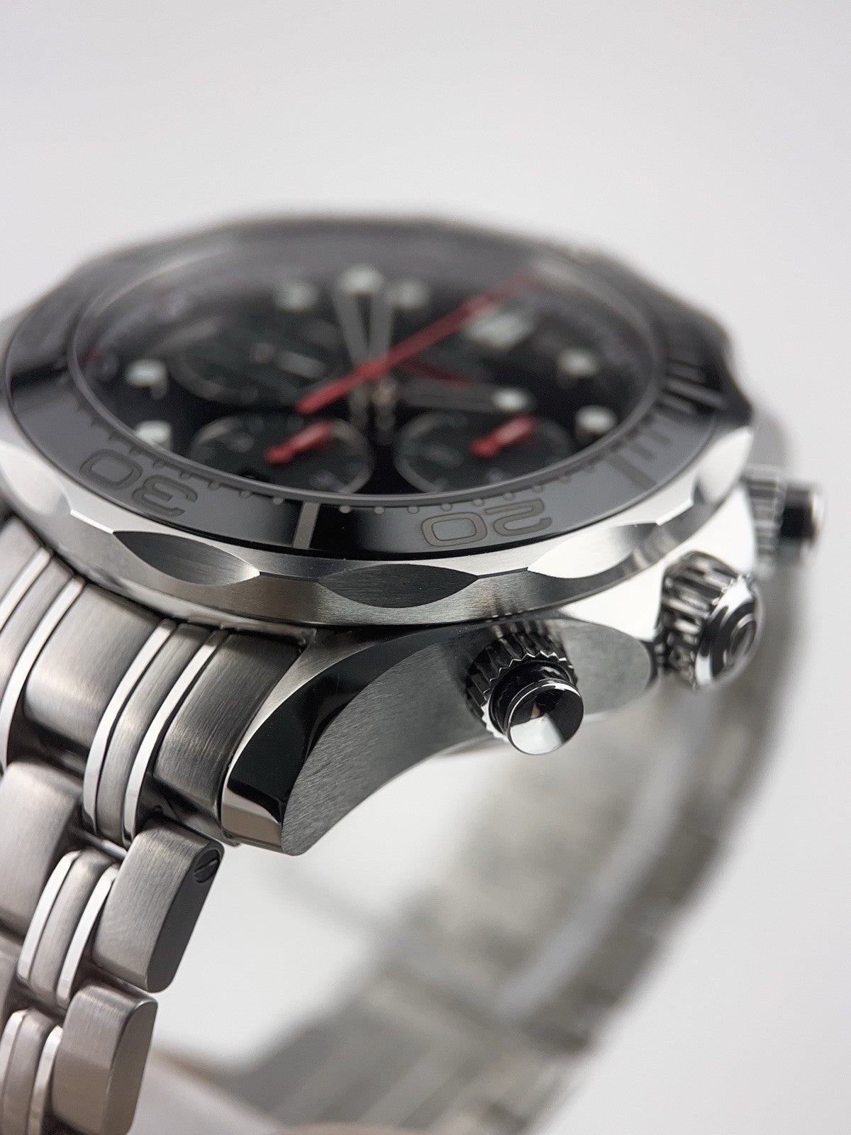Omega Seamster Steel Black Dial 44mm Automatic Mens Watch 212.30.44.50.01.001