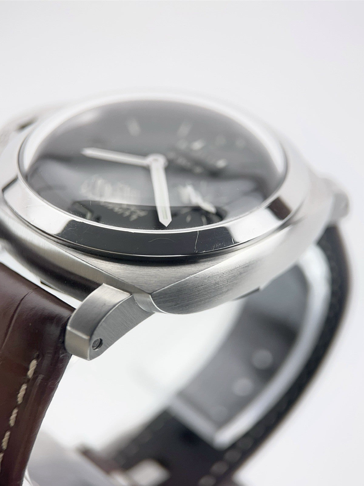 Panerai Luminor 1950 Steel Black Dial 44mm Manual Wind Men's Watch PAM00233