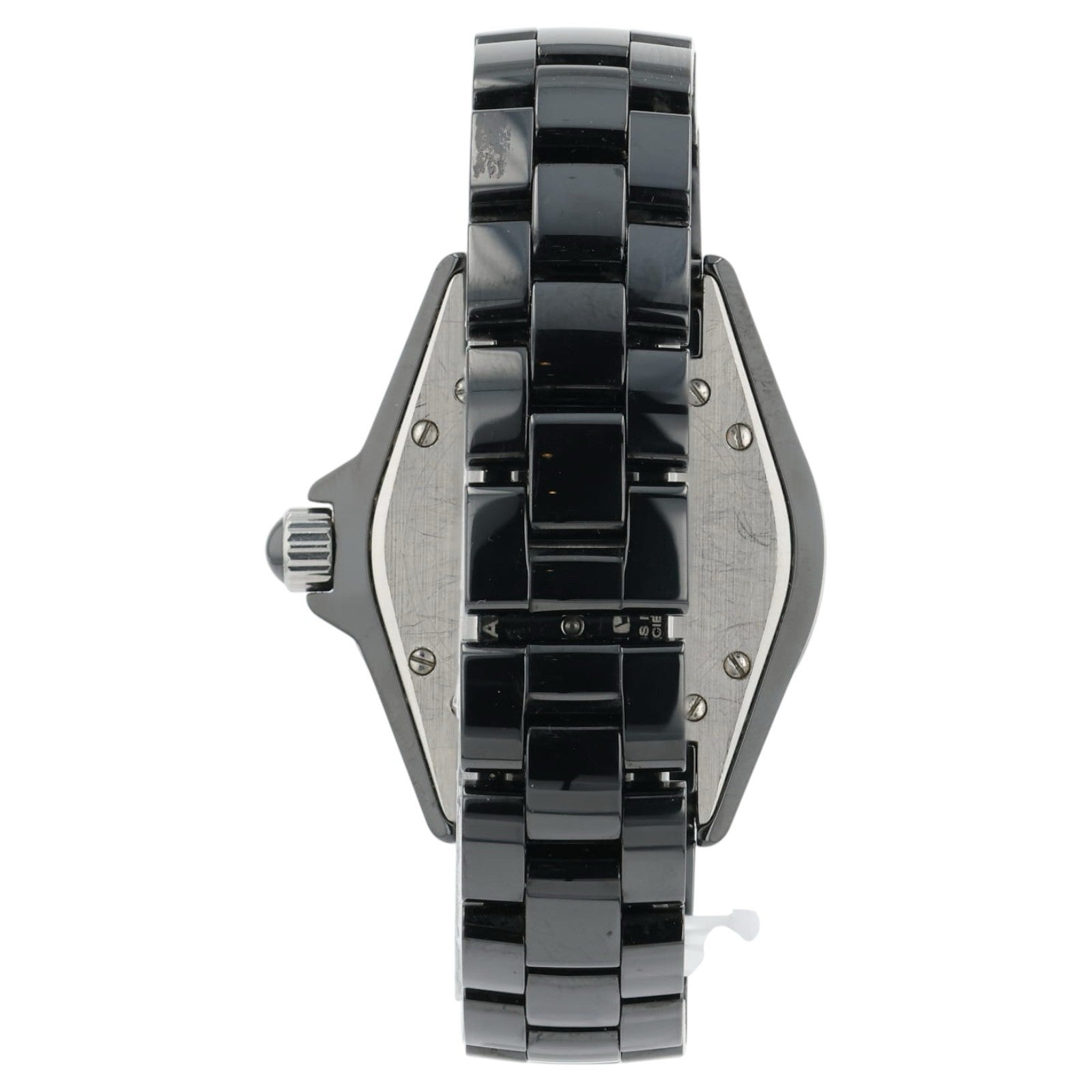 Chanel J12 Ceramic Black Dial 33mm Quartz Women's Factory Diamond Watch H0949