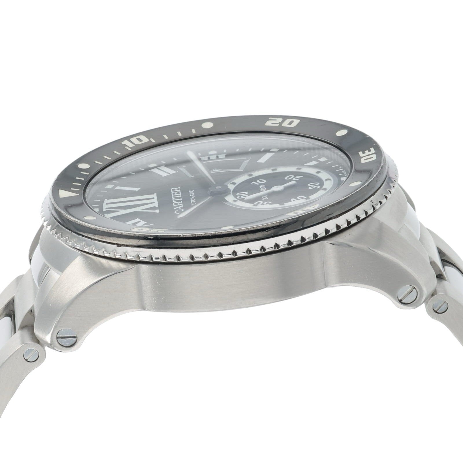 Cartier Calibre De Cartier Black Dial Stainless Steel 42mm Automatic Men’s 3729