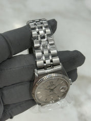 Tudor Prince Date Day Gold Bezel 36mm Linen Automatic Men’s Watch 76214