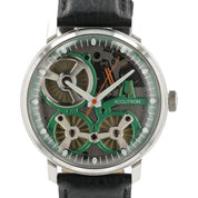 Accutron Electrostatic Spaceview Green Dial Steel 43.5mm Quartz Men’s 2ES6A001