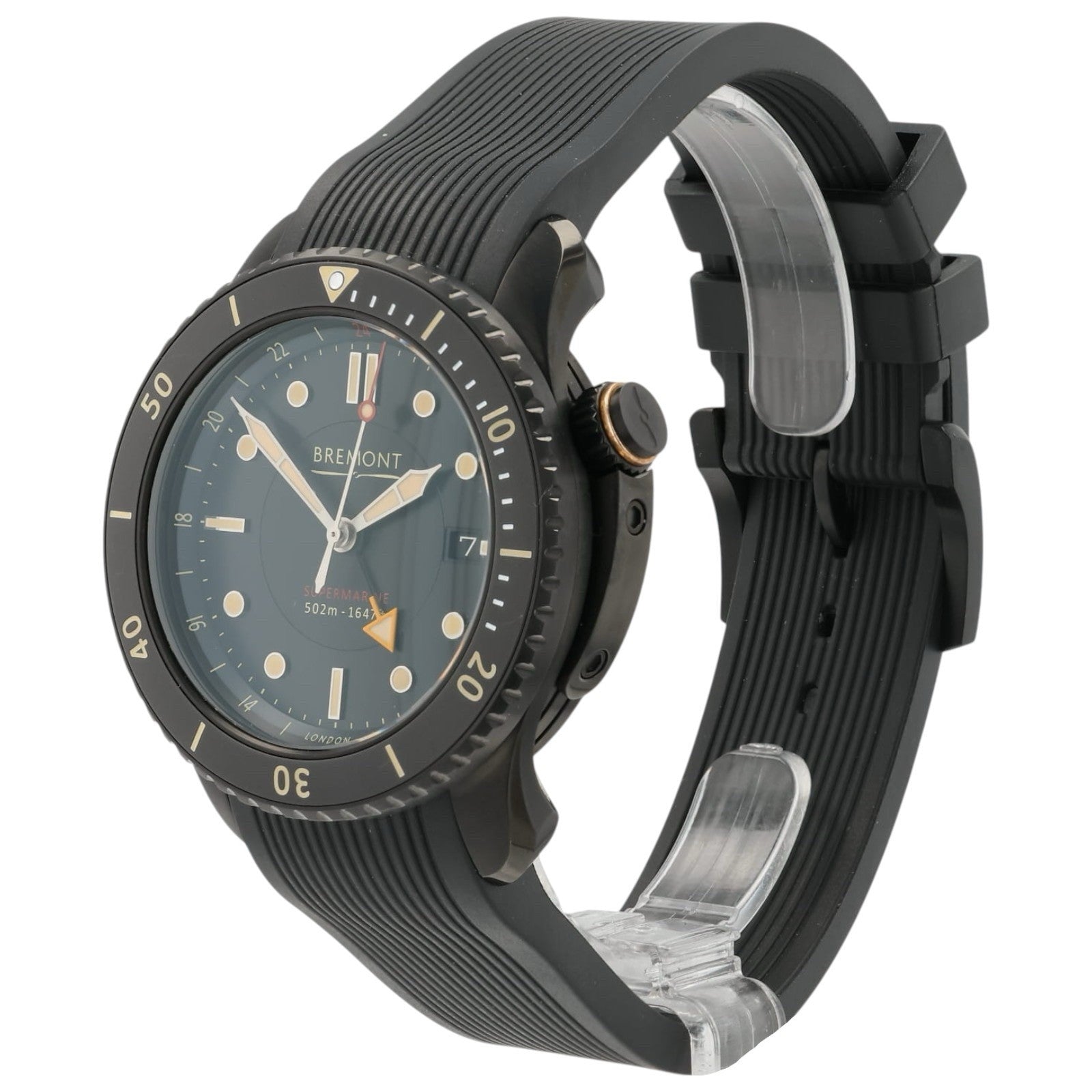 Bremont Supermarine Black Dial Stainless Steel 43mm Automatic Men’s Watch