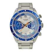 Tudor Heritage Chronograph Blue Stainless Steel 42mm Automatic Mens Watch 70330B