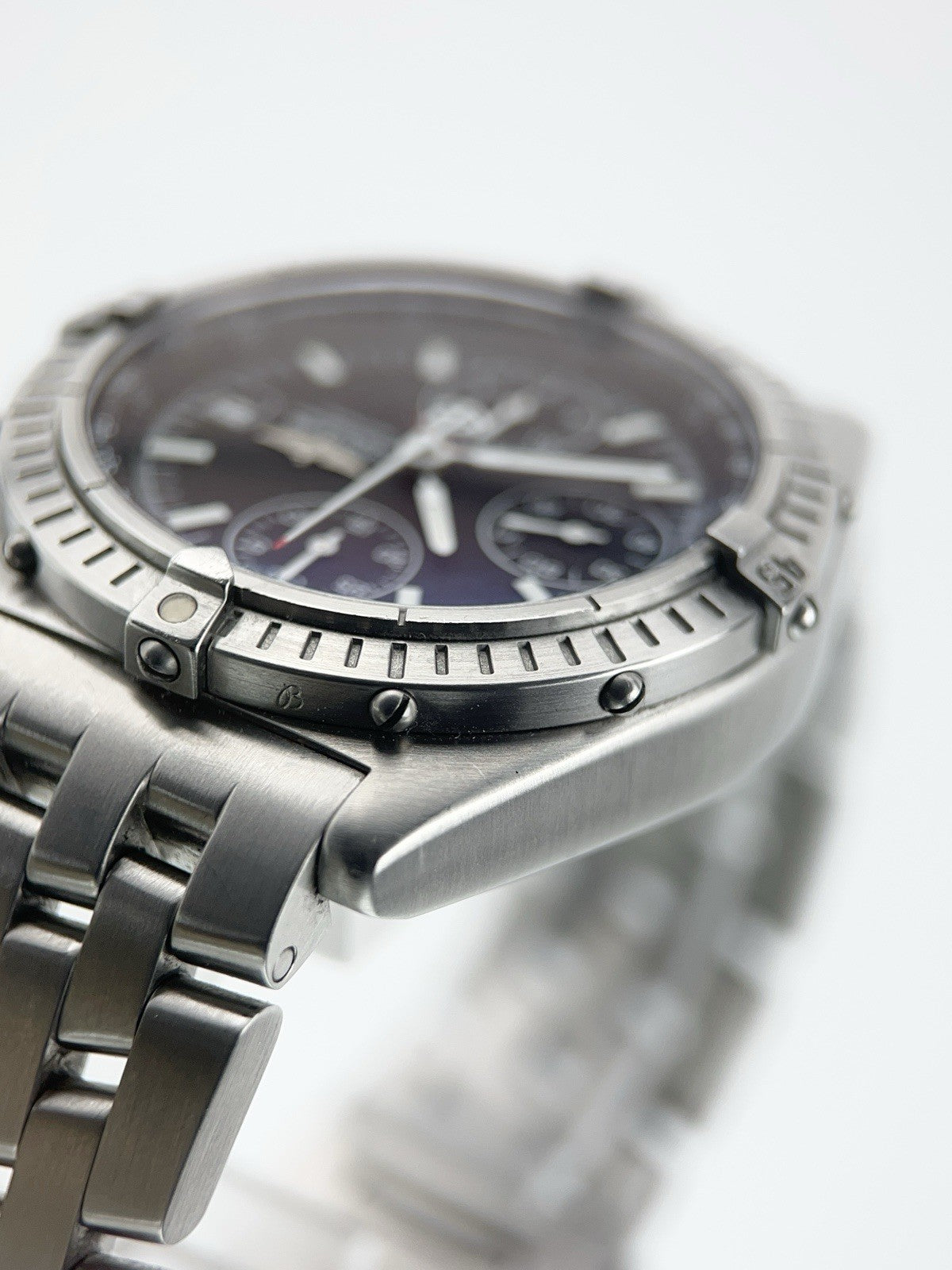 Breitling Blackbird Stainless Steel Black Dial 39mm Automatic Mens Watch A13350