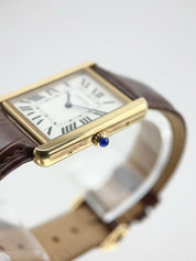 Cartier Tank Solo 18k Yellow Gold and Steel 27mm Quartz Men’s Watch W520004