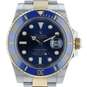 2025 CPO Rolex Submariner Steel & Gold Blue Dial 40mm Automatic Mens 116613LB