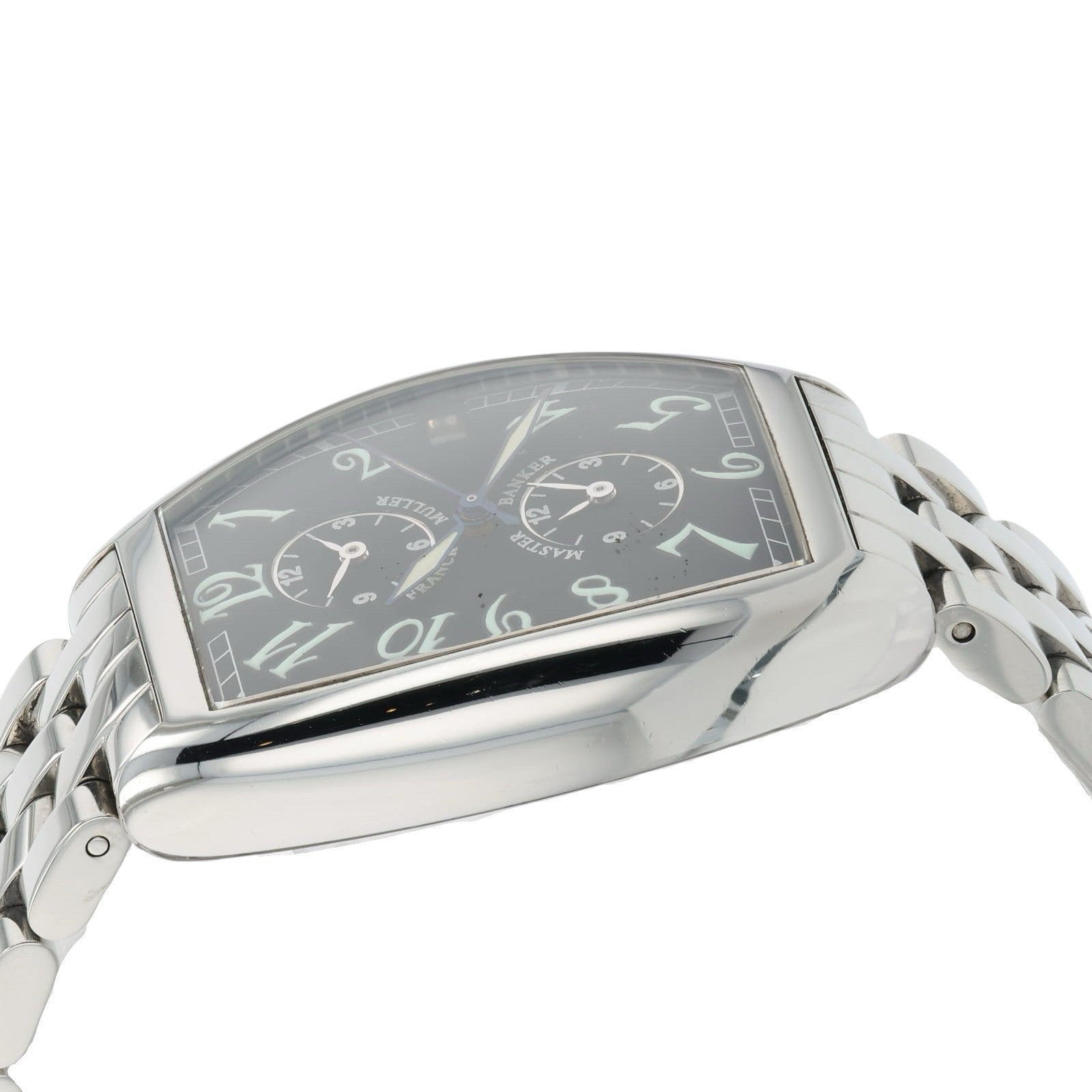 Franck Muller Master Banker Steel Black Dial 31mm Automatic Mens Watch 2852MB