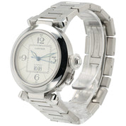 Cartier Pasha White Dial Stainless Steel 35mm Automatic Men’s Watch 2475