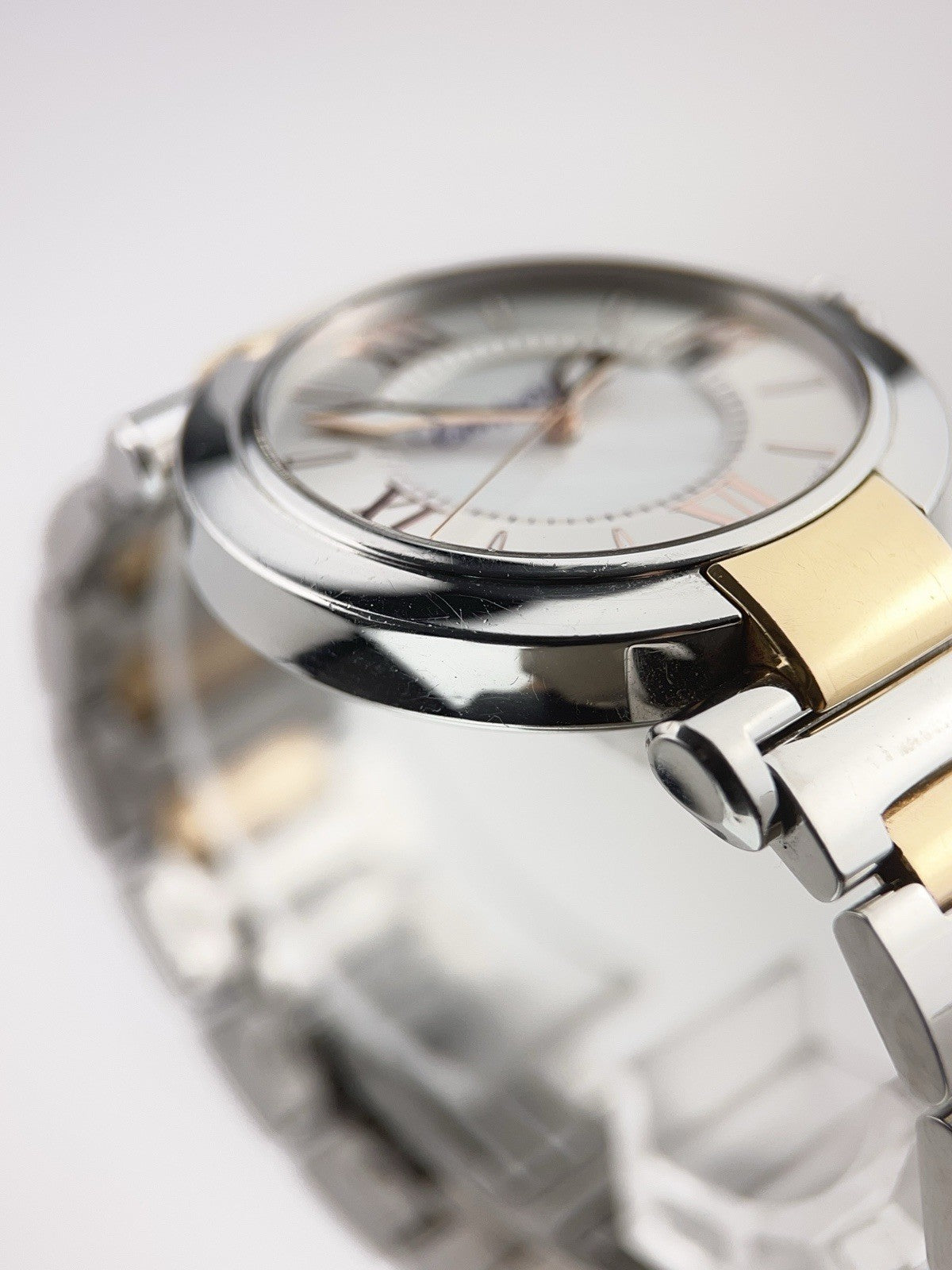 Chopard Imperiale Gold & Steel Mother Of Pearl Dial 36mm Quartz Watch 8532