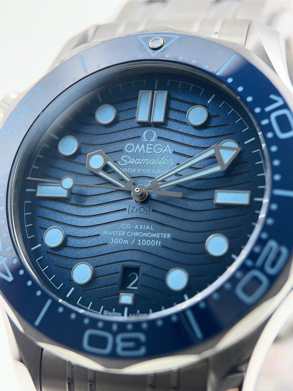 2024 NEW Omega Seamaster Diver 300m Summer Blue Steel 42mm Automatic Men’s Watch